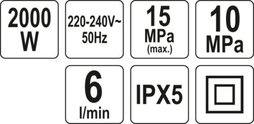 YT-85915 - YATO, Korkeapainepesin - Image 5